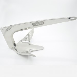 Ancla de Bruce galvanizada para barco