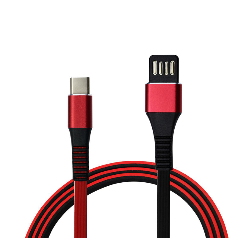 KPS-6401CB cable USB reversible de doble color plano