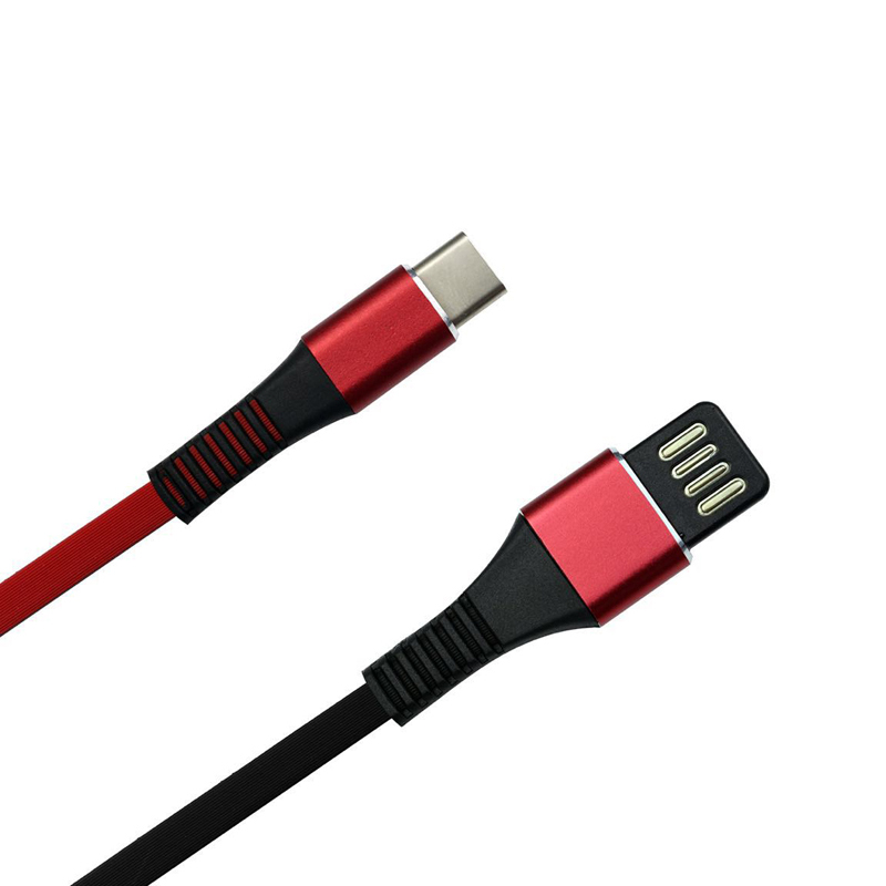 KPS-6401CB cable USB reversible de doble color plano