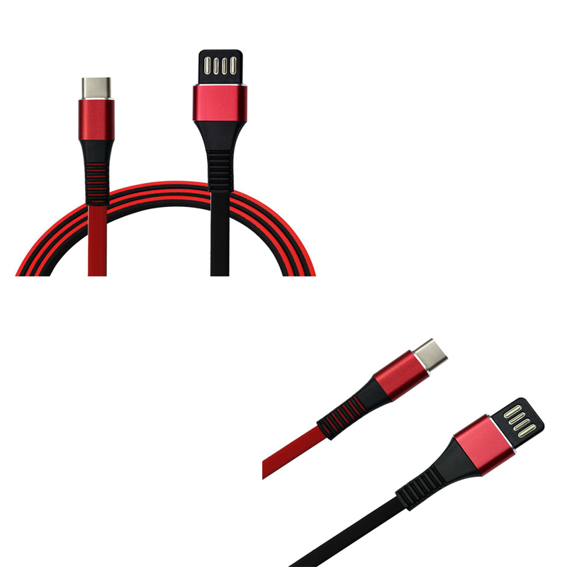 KPS-6401CB cable USB reversible de doble color plano