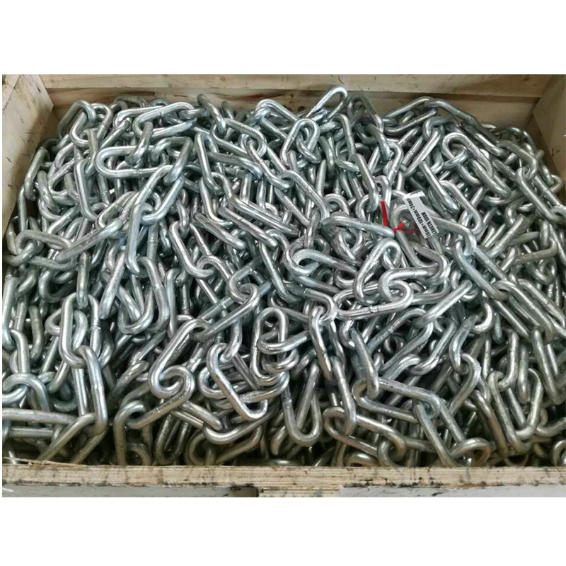 Cadena de cultivo de peces de acero de aleación de eslabones largos galvanizados