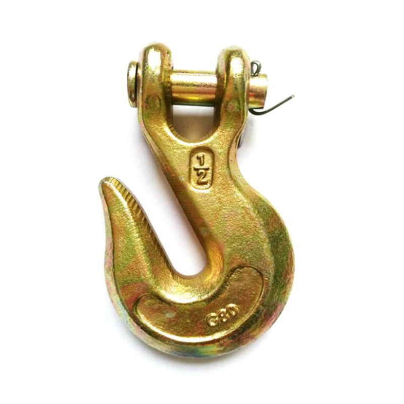 Tipo EE. UU. Forjado Amarillo Zinc G80 Clevis Gancho de gancho