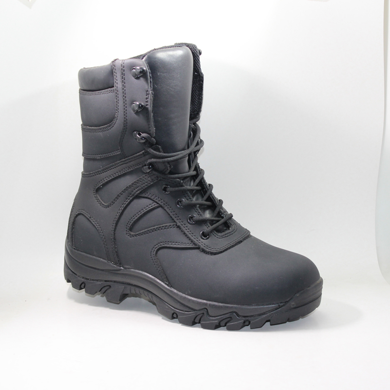 Botas militares de combate de cuero genuino hechas a medida