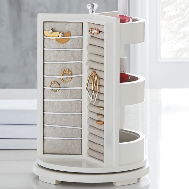 Organizador de joyería giratoria