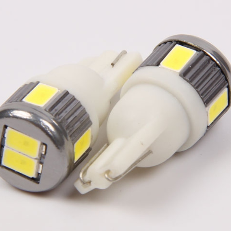 T10 cuña W5W 168 194 6SMD 10SMD 5730 bombillas de reemplazo de led automático