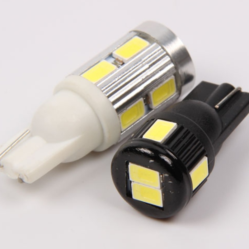 T10 cuña W5W 168 194 6SMD 10SMD 5730 bombillas de reemplazo de led automático