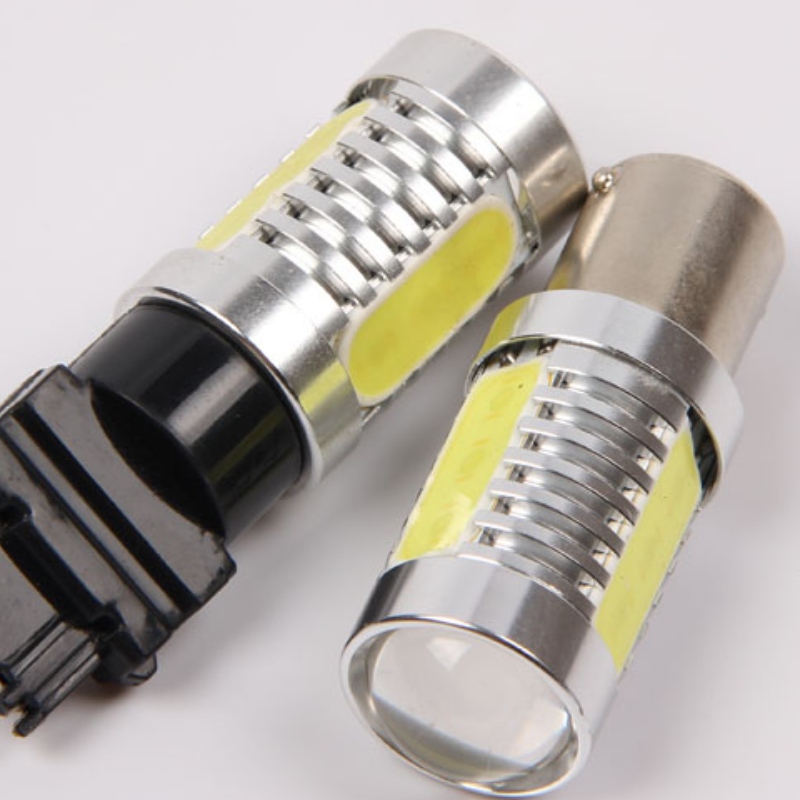 Luces de giro de automóvil 6W cob con lente Copia de seguridad de automóvil y luz de señal de giro s25 1156 3156