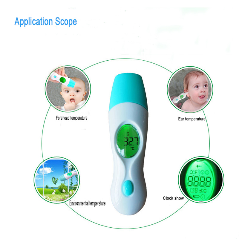 Cochlea Inside Digital Thermometer Infrarrojo Frontal Temperatura Temperatura Instrumento