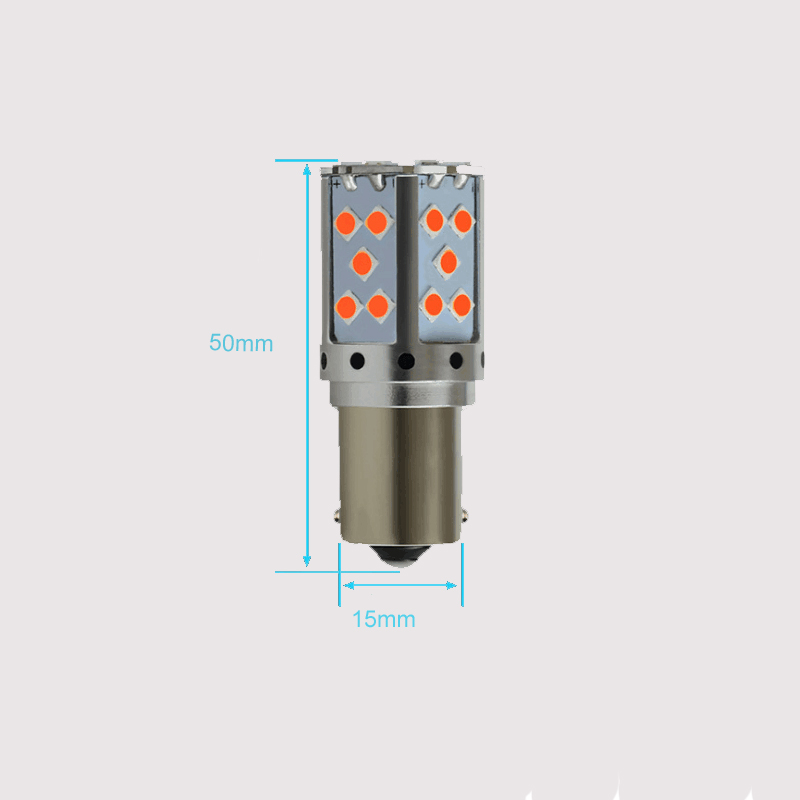 Super canbus error de alta potencia 1156 ba15s bau15s p21w led luz led luz de señal de vuelta