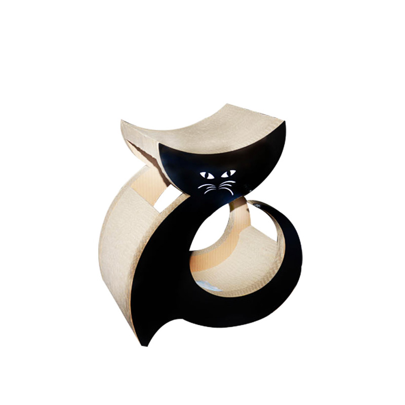 Casa de cartón de casa de gato multifunción casa de papel combinada multifunción