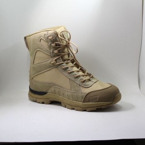 Botas de combate Army Desert para hombre con cordones en la parte superior de cuero