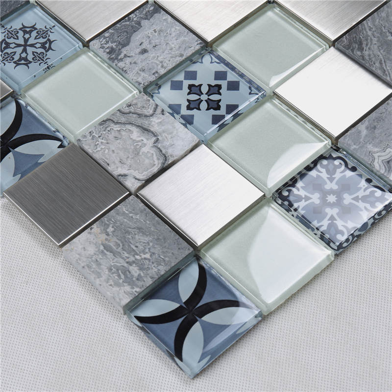HUV20 Home Depot Diseño de Patrón Antiguo Cristal Mosaico de Cristal Marroquí Para la Decoración de la cocina de Pared