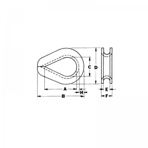 Dedal galvanizado G-414 extra resistente