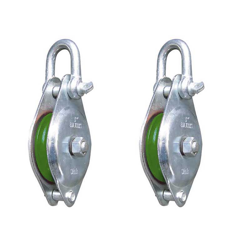 Aparejo de bloque de zinc plateado