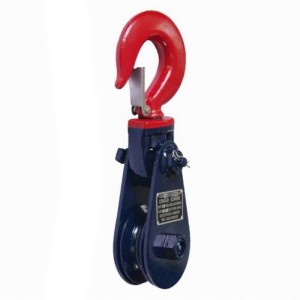 Bloque de arrebatamiento H418 con tipo de luz pintado con gancho