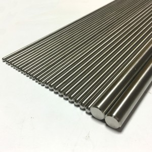 Barra de varilla de tungsteno redonda pura de alta densidad