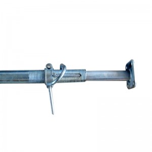 Apoyo de acero ajustable de andamio galvanizado por inmersión en caliente