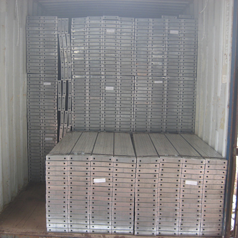 Tablero de metal galvanizado de 240 terrazas de andamio