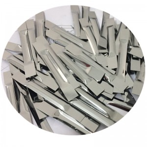 Barco de tungsteno para evaporación térmica al vacío.