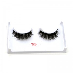 Pestañas de visón 3D hechas a mano con etiqueta privada