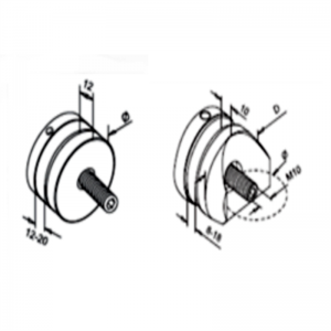 Adaptador de vidrio 50MM