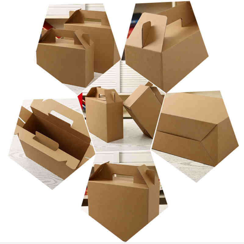 Embalajes decorativos hechos de papel gris hechos decorativos enviando caja de cartón