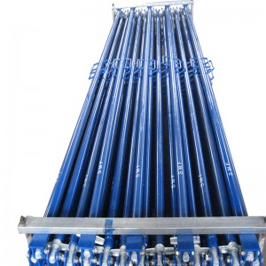 Scaffolding Wall Push Pull Prop Pintado Azul