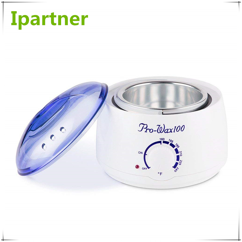 Máquina de calentador de cera caliente eléctrica portátil Ipartner AX-100 para la depilación - Tapa azul