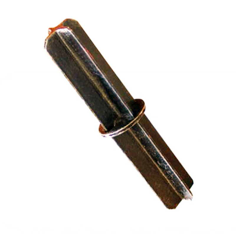 Pin de acoplamiento doble pintado negro