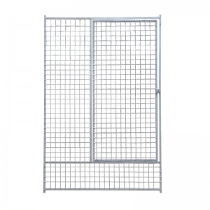 Perrera grande del perro de la jaula grande del perro de la cerca grande del perro de la malla de alambre galvanizada al aire libre