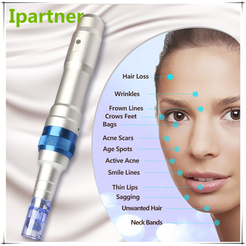 Ipartner Ultima-A6-recargable-maquillaje-permanente-mesothearpy-tattoo-micro-needling machine