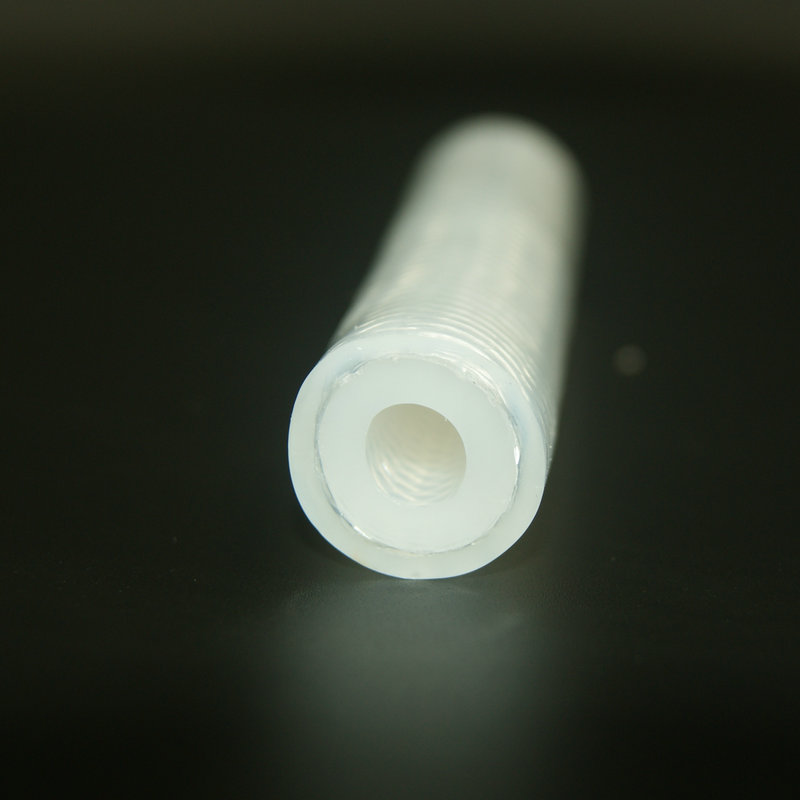 Tubo de caucho de silicona trenzado reforzado de grado alimenticio duradero para cafetera