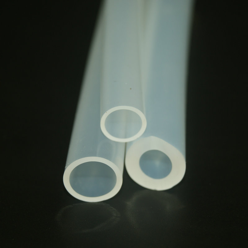 Tubos de caucho de silicona altamente transparentes resistentes al calor para maquinaria
