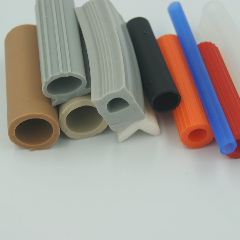 Tubos de silicona de manguera de vacío de caucho de silicona de colores extruidos para aire acondicionado