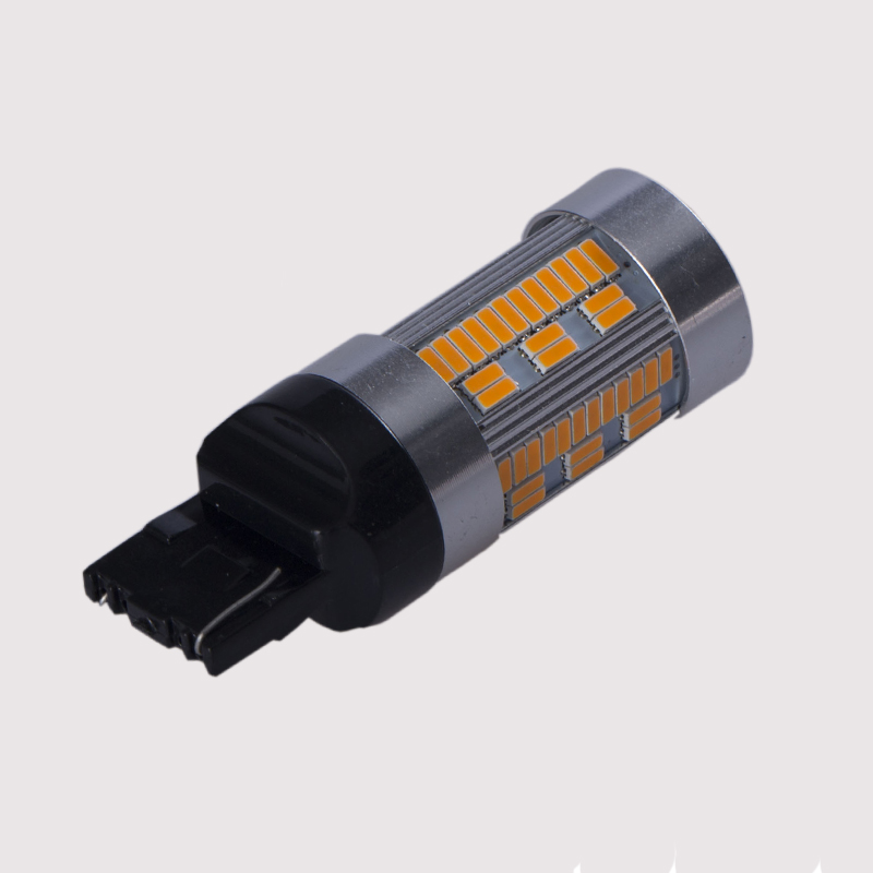 súper error de canbus libre 1.8A real 21W 105smd 4014 1100LM P21W PY21W W21W 7440 3156 LED luz intermitente