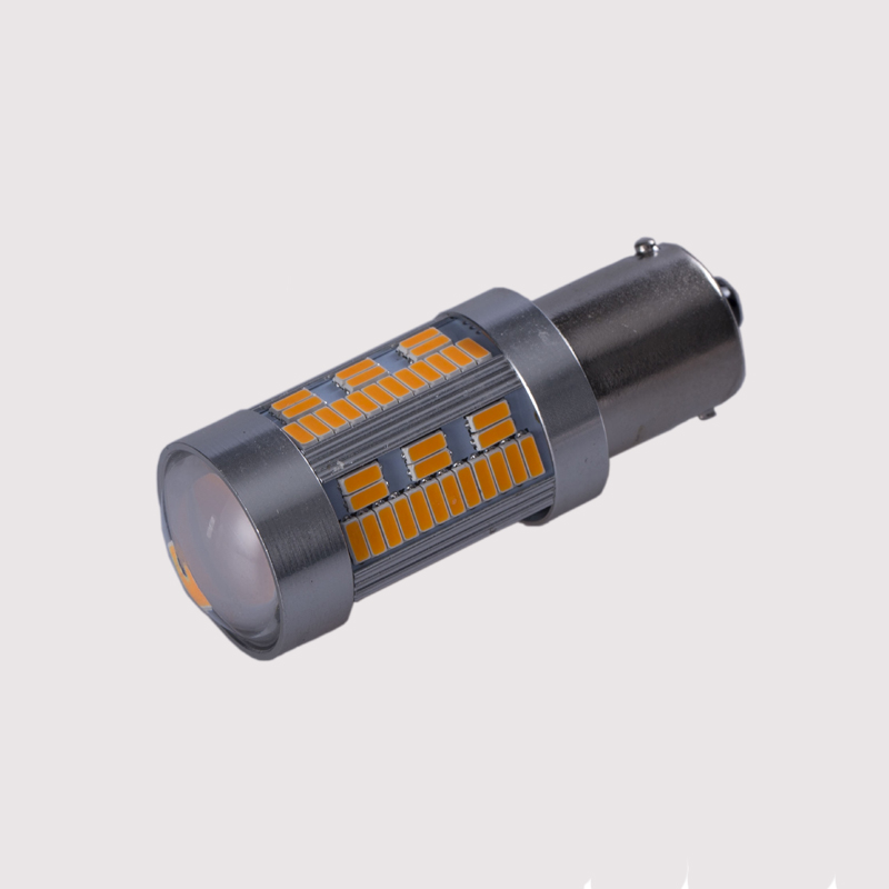 súper error de canbus libre 1.8A real 21W 105smd 4014 1100LM P21W PY21W W21W 7440 3156 LED luz intermitente