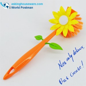 Cepillo para platos de cocina Akbrand Flower