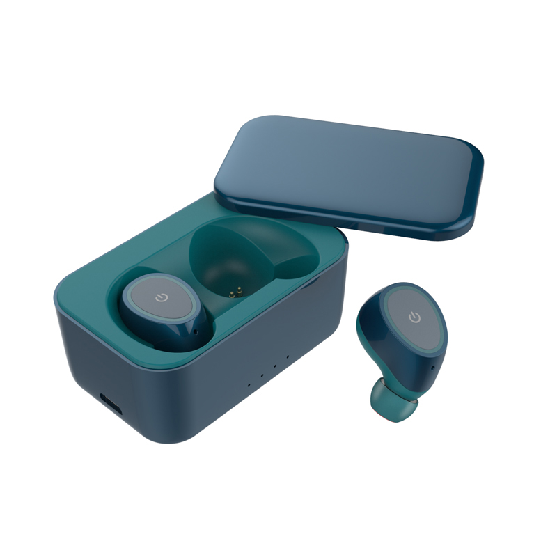 Auriculares ergonómicos GW12 con caja de carga