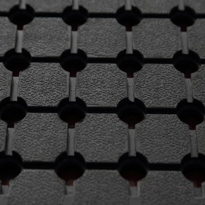 Antibacterias acanalados Orificio de goma con drenaje para orificios de anillos de goma para el baño y el inodoro