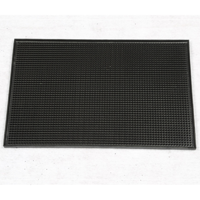 Alfombra de goma antifatiga para gasolineras.