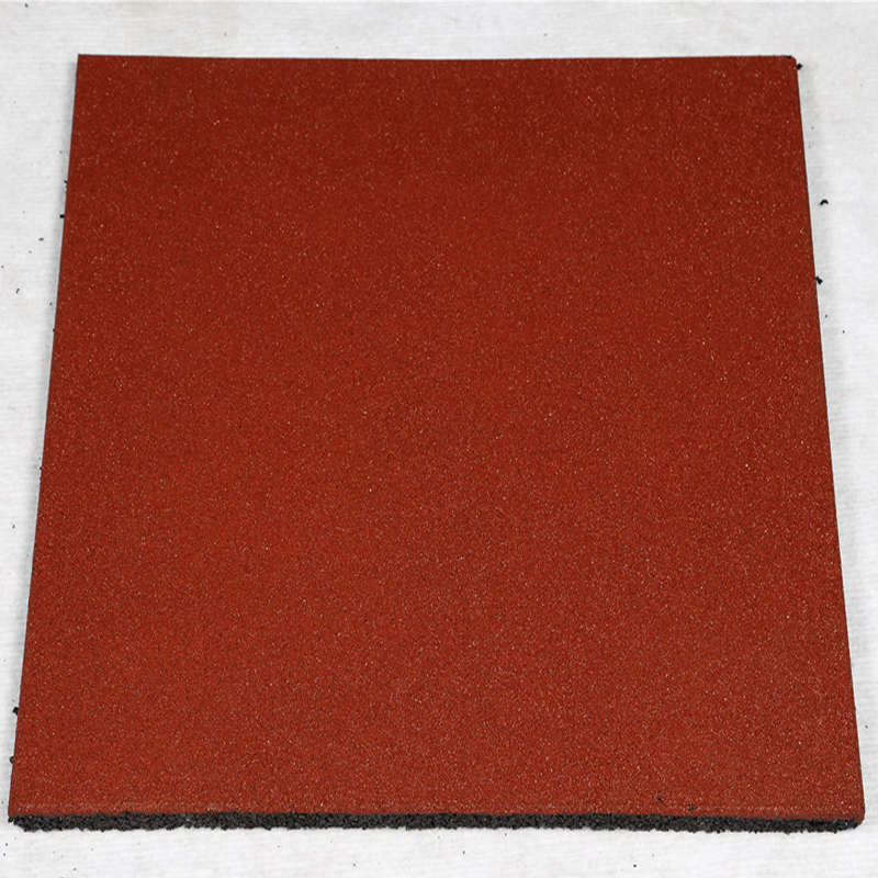 Azulejo de piso antideslizante colorido Rubbe pavimentadora de goma para jardines de infancia