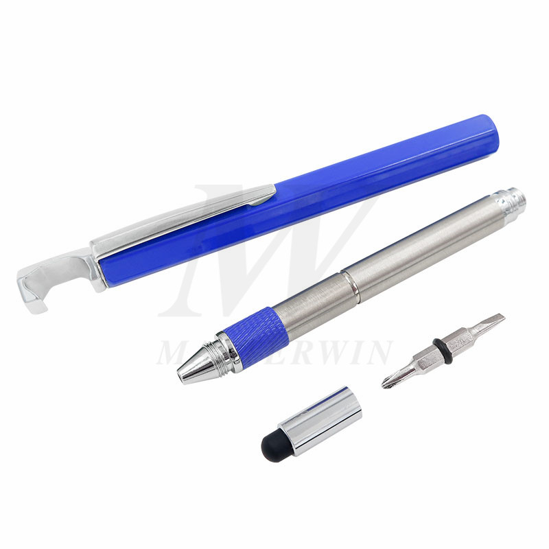 5 en 1 lápiz multifunción para herramientas con lápiz / soporte para teléfono móvil / abridor / destornillador