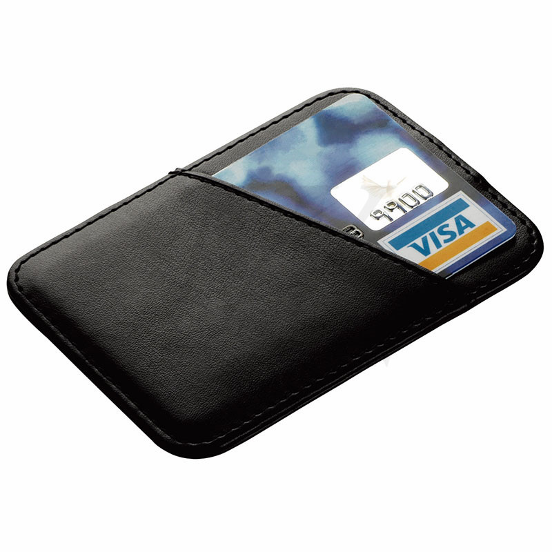 Bolsa de tarjeta de crédito PU / metal con dinero Clip_B86399