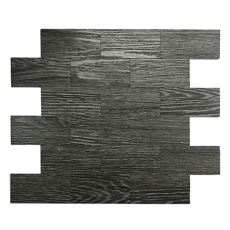 Estilo de moda Mezclar Aluminio Mosaico Azulejos Cáscara y Stick Subway Backsplash Tiles