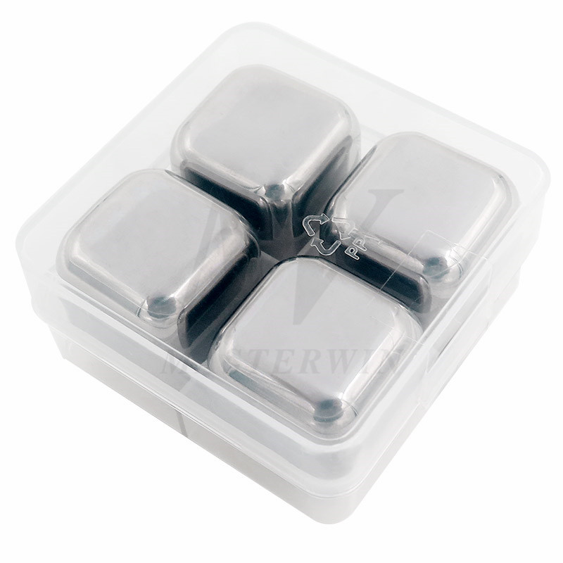 Cubo de hielo de acero inoxidable (4 piezas) _IC16-001