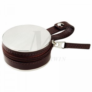 Despertador de viaje de PU / Metal con foto Frame_B86421