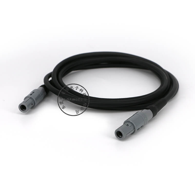 Cable de conector circular push-pull para uso industrial