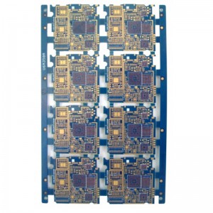 Vias híbridas HDI PCB híbridas de 4 capas rellenas de resina
