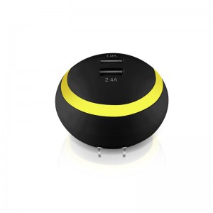 Cargador de pared UFO doble usb KPS-8601LC 3.4A