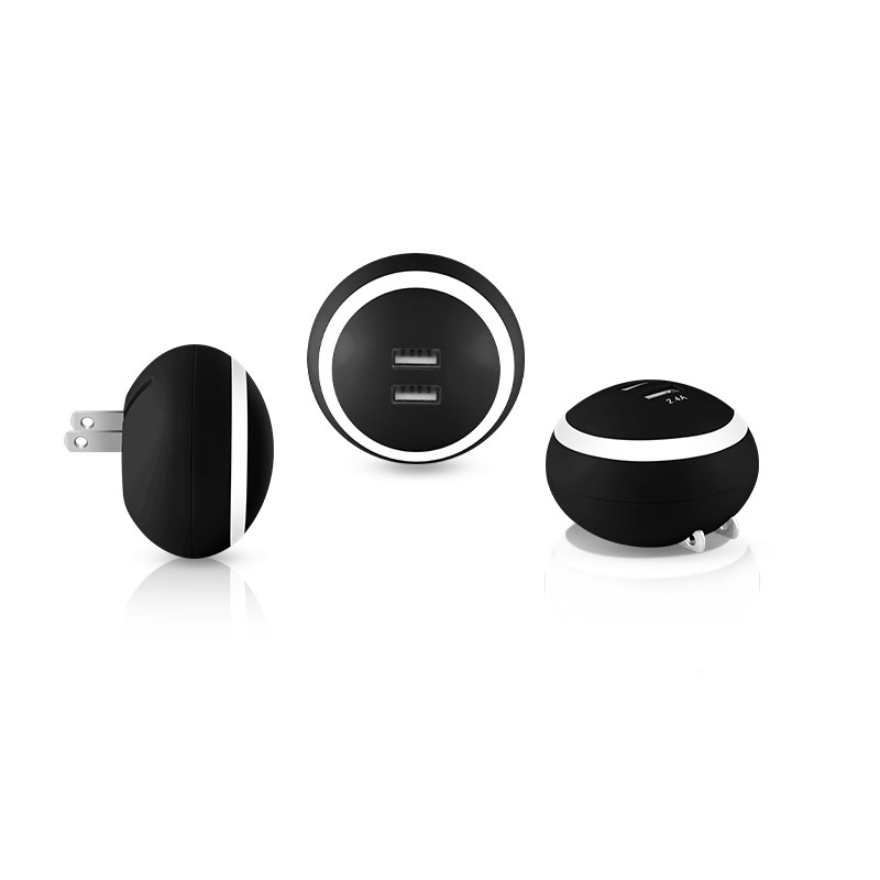 Cargador de pared UFO doble usb KPS-8601LC 3.4A